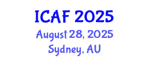 International Conference on Accounting and Finance (ICAF) August 28, 2025 - Sydney, Australia