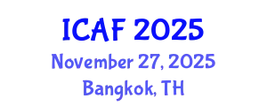 International Conference on Accounting and Finance (ICAF) November 27, 2025 - Bangkok, Thailand