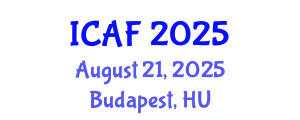 International Conference on Accounting and Finance (ICAF) August 21, 2025 - Budapest, Hungary