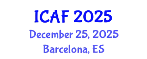 International Conference on Accounting and Finance (ICAF) December 25, 2025 - Barcelona, Spain