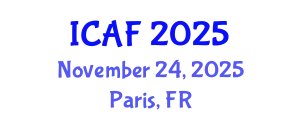 International Conference on Accounting and Finance (ICAF) November 24, 2025 - Paris, France