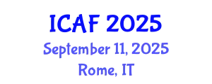 International Conference on Accounting and Finance (ICAF) September 11, 2025 - Rome, Italy