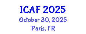 International Conference on Accounting and Finance (ICAF) October 30, 2025 - Paris, France