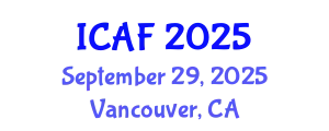 International Conference on Accounting and Finance (ICAF) September 29, 2025 - Vancouver, Canada