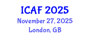 International Conference on Accounting and Finance (ICAF) November 27, 2025 - London, United Kingdom