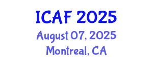 International Conference on Accounting and Finance (ICAF) August 07, 2025 - Montreal, Canada