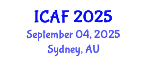 International Conference on Accounting and Finance (ICAF) September 04, 2025 - Sydney, Australia