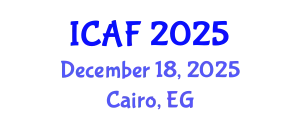 International Conference on Accounting and Finance (ICAF) December 18, 2025 - Cairo, Egypt