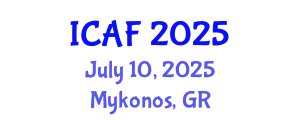 International Conference on Accounting and Finance (ICAF) July 10, 2025 - Mykonos, Greece