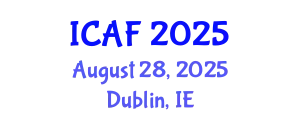 International Conference on Accounting and Finance (ICAF) August 28, 2025 - Dublin, Ireland