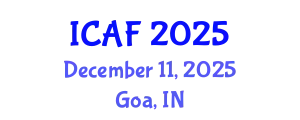 International Conference on Accounting and Finance (ICAF) December 11, 2025 - Goa, India