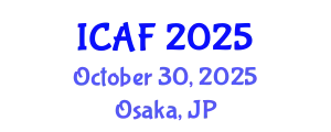 International Conference on Accounting and Finance (ICAF) October 30, 2025 - Osaka, Japan