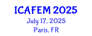 International Conference on Applied Financial Economics and Management (ICAFEM) July 17, 2025 - Paris, France