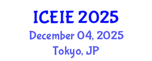International Conference on Electronics and Information Engineering (ICEIE) December 04, 2025 - Tokyo, Japan