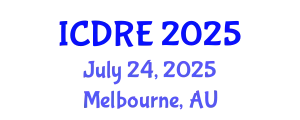International Conference on Desalination and Renewable Energy (ICDRE) July 24, 2025 - Melbourne, Australia