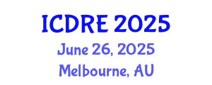 International Conference on Desalination and Renewable Energy (ICDRE) June 26, 2025 - Melbourne, Australia