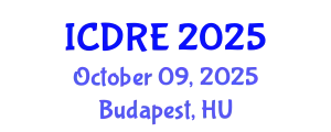 International Conference on Desalination and Renewable Energy (ICDRE) October 09, 2025 - Budapest, Hungary