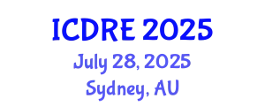 International Conference on Desalination and Renewable Energy (ICDRE) July 28, 2025 - Sydney, Australia