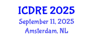International Conference on Desalination and Renewable Energy (ICDRE) September 11, 2025 - Amsterdam, Netherlands