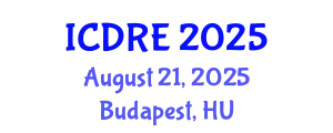 International Conference on Desalination and Renewable Energy (ICDRE) August 21, 2025 - Budapest, Hungary