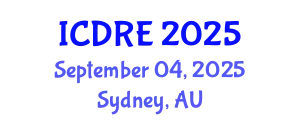 International Conference on Desalination and Renewable Energy (ICDRE) September 04, 2025 - Sydney, Australia