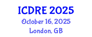 International Conference on Desalination and Renewable Energy (ICDRE) October 16, 2025 - London, United Kingdom