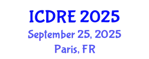 International Conference on Desalination and Renewable Energy (ICDRE) September 25, 2025 - Paris, France