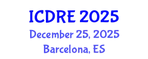 International Conference on Desalination and Renewable Energy (ICDRE) December 25, 2025 - Barcelona, Spain