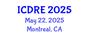 International Conference on Desalination and Renewable Energy (ICDRE) May 22, 2025 - Montreal, Canada