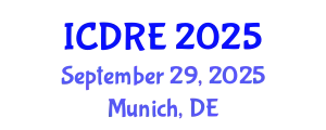 International Conference on Desalination and Renewable Energy (ICDRE) September 29, 2025 - Munich, Germany