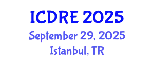 International Conference on Desalination and Renewable Energy (ICDRE) September 29, 2025 - Istanbul, Turkey