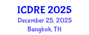 International Conference on Desalination and Renewable Energy (ICDRE) December 25, 2025 - Bangkok, Thailand
