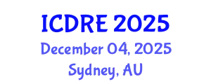 International Conference on Desalination and Renewable Energy (ICDRE) December 04, 2025 - Sydney, Australia
