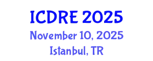 International Conference on Desalination and Renewable Energy (ICDRE) November 10, 2025 - Istanbul, Turkey
