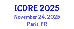 International Conference on Desalination and Renewable Energy (ICDRE) November 24, 2025 - Paris, France