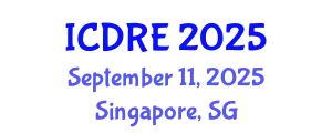 International Conference on Desalination and Renewable Energy (ICDRE) September 11, 2025 - Singapore, Singapore