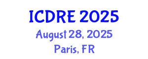International Conference on Desalination and Renewable Energy (ICDRE) August 28, 2025 - Paris, France