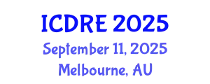 International Conference on Desalination and Renewable Energy (ICDRE) September 11, 2025 - Melbourne, Australia