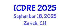International Conference on Desalination and Renewable Energy (ICDRE) September 18, 2025 - Zurich, Switzerland