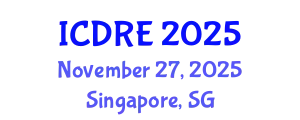 International Conference on Desalination and Renewable Energy (ICDRE) November 27, 2025 - Singapore, Singapore