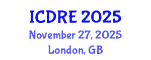 International Conference on Desalination and Renewable Energy (ICDRE) November 27, 2025 - London, United Kingdom