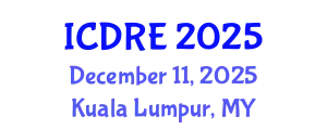 International Conference on Desalination and Renewable Energy (ICDRE) December 11, 2025 - Kuala Lumpur, Malaysia