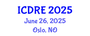 International Conference on Desalination and Renewable Energy (ICDRE) June 26, 2025 - Oslo, Norway