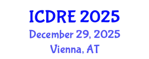 International Conference on Desalination and Renewable Energy (ICDRE) December 29, 2025 - Vienna, Austria