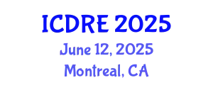 International Conference on Desalination and Renewable Energy (ICDRE) June 12, 2025 - Montreal, Canada