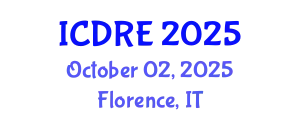 International Conference on Desalination and Renewable Energy (ICDRE) October 02, 2025 - Florence, Italy
