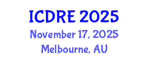 International Conference on Desalination and Renewable Energy (ICDRE) November 17, 2025 - Melbourne, Australia