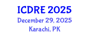 International Conference on Desalination and Renewable Energy (ICDRE) December 29, 2025 - Karachi, Pakistan