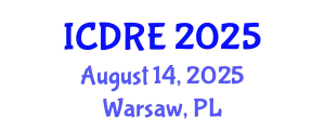 International Conference on Desalination and Renewable Energy (ICDRE) August 14, 2025 - Warsaw, Poland