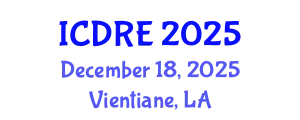 International Conference on Desalination and Renewable Energy (ICDRE) December 18, 2025 - Vientiane, Laos